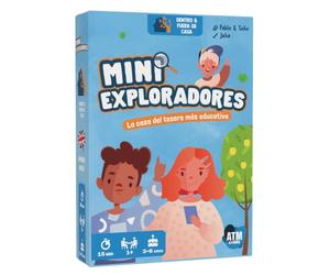 ATM Gaming Mini Exploradres - Gioco educativo per bambini dai 3 ai 6 anni - Apprendimento, Creatività e Immaginazione - Divertimento senza schermi - Impara l'inglese - Regalo originale per bambini