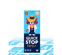 ATM Gaming Quickstop Family - Gioco di carte per tutta la famiglia, veloce e divertente per crianças e adulti - Diversi ed Ecrãs - Regalo originale per Paesi e Filhos