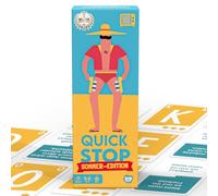 ATM Gaming Quickstop - Il duello delle Lettere, Edizione Estiva, Gioco di Carte per Ragazzi e Adulti, Veloce e Folle, da 2 a 7 Giocatori