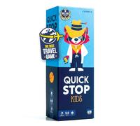 ATM Gaming Quickstop Kids, gioco di carte per bambini, perfetto per le famiglie, veloce e divertente, 2-7 giocatori, gioco di feste per bambini, età 7+, tempo di gioco: 15 minuti, gioco di viaggio