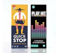 ATM Gaming QUICKSTOP Original + PLAYHIT - Gioco da tavolo - Divertente e Dinamico - Da 2 a 10 Giocatori - Perfetto per Serate, Famiglie e Amici - Party game Italiano