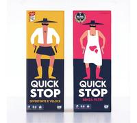 ATM Gaming QUICKSTOP Original + QUICKSTOP Senza Filtri - Gioco di Carte - Da 2 a 7 Giocatori - Perfetto per Creare Atmosfera - Party Game Italiano