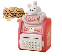 ATM per,con Codice Segreto Elettronica Automatico Giocattolo | Giocattolo Sicuro della Banca di Risparmio con Simulazione Distributore | per Adolescenti Regali di Natale Compleanno Deposito Soldi