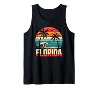 Atmosfera retrò sulla Spiaggia a Strisce costiere della Florida Canotta