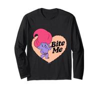 Atmosfera retrò Trolls Bite Me Heart Maglia a Manica