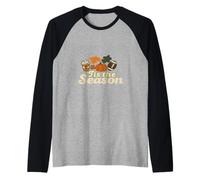 Atmosfere Autunnali accoglienti | Grafica Autunnale della Stagione della Zucca di Maglia con Maniche Raglan