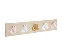 ATMOSPHERA CREATEUR D'INTERIEUR - Chiodino per Bambini Unicorno Rosa con 5 Ganci