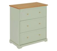 ATMOSPHERA CREATEUR D'INTERIEUR - Cassettone a 3 cassetti Verde Celadon mohéa