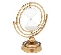 Atmosphera - Clessidra decorativa Bota - metallo e vetro - oro - H23 cm