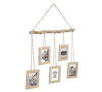 Atmosphera - Cornice multipla multipla in legno, 5 foto, 60 x 58 cm