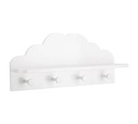 ATMOSPHERA CREATEUR D'INTERIEUR - Appendiabiti per Bambini Nuage Bianco 4 Ganci