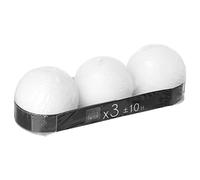 ATMOSPHERA CREATEUR D'INTERIEUR - Candela a sfera rustica Many bianca 88g