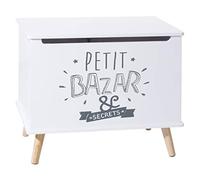 ATMOSPHERA CREATEUR D'INTERIEUR - Cassapanca bianca per bambini in legno bianco 58x38cm