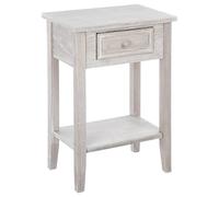 ATMOSPHERA CREATEUR D'INTERIEUR - Comodino Charme, Legno Sbiancato H67cm