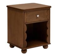 ATMOSPHERA CREATEUR D'INTERIEUR - Comodino Mona con 1 cassetto, 40x44,5 cm, Marrone