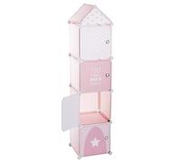 ATMOSPHERA CREATEUR D'INTERIEUR - Contenitore per Bambini Colonne Rosa 34x139cm