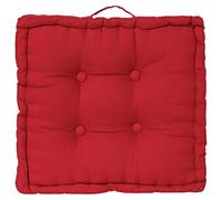 ATMOSPHERA CREATEUR D'INTERIEUR - Cuscino da Pavimento Rosso 40x40cm
