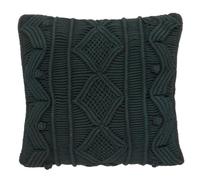 ATMOSPHERA CREATEUR D'INTERIEUR Cuscino in macramè Ali Verde Cedro 40 x 40 cm