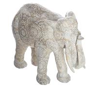 ATMOSPHERA CREATEUR D'INTERIEUR Elefante in resina bianca Altezza 22