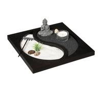 ATMOSPHERA CREATEUR D'INTERIEUR - Giardino Zen in Legno Nero 23x8cm