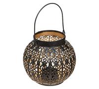 ATMOSPHERA CREATEUR D'INTERIEUR - Lanterna rotonda in metallo nero h15cm