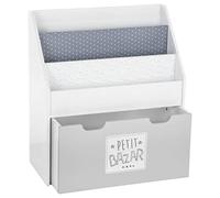 ATMOSPHERA CREATEUR D'INTERIEUR - Libreria per bambini grigia su rotelle H70cm
