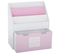 ATMOSPHERA CREATEUR D'INTERIEUR - Libreria per Bambini Rosa su rotelle H70cm