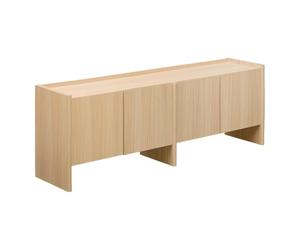ATMOSPHERA CREATEUR D'INTERIEUR - Mobile TV John Rettangolare 39,5x171 cm, 4 Ante, Beige