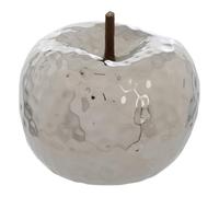 ATMOSPHERA CREATEUR D'INTERIEUR - Pamela mela da tavolo in ceramica argentata per esterni h14cm