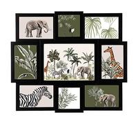 ATMOSPHERA - Set Di Cornici Per Foto, Collage, 9 Pezzi, Colore Nero, Atmosphera - SPEDIZIONE GRATUITA