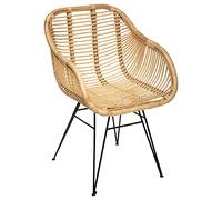 ATMOSPHERA CREATEUR D'INTERIEUR - Poltrona in metallo e rattan koeta