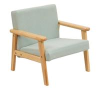 ATMOSPHERA CREATEUR D'INTERIEUR - Poltrona per bambini basile in velluto a coste verde celeste