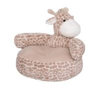 ATMOSPHERA CREATEUR D'INTERIEUR - Poltrona per bambini giraffa beige e bianca