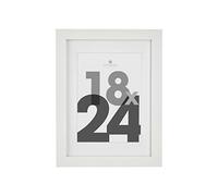 ATMOSPHERA CREATEUR D'INTERIEUR - Portafoto in legno Eva 18x24cm bianco