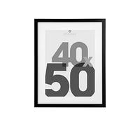 ATMOSPHERA CREATEUR D'INTERIEUR - Portafoto in legno Eva nero 40x50cm