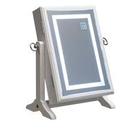 ATMOSPHERA CREATEUR D'INTERIEUR - Portagioie led bettany in legno bianco 26x35cm