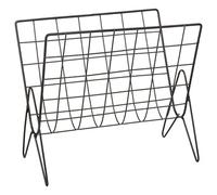 Atmosphera Portariviste Life in metallo nero 35,5x31,5 cm