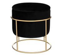 ATMOSPHERA CREATEUR D'INTERIEUR - Pouf cassapanca eliane in velluto nero