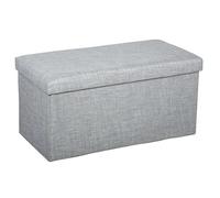 ATMOSPHERA CREATEUR D'INTERIEUR - Pouf Pieghevole Doppio Tomaz Grigio Topo