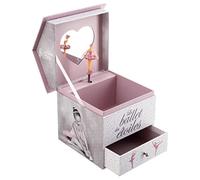Atmosphera Scatola musicale Ballerina H16 cm Rosa