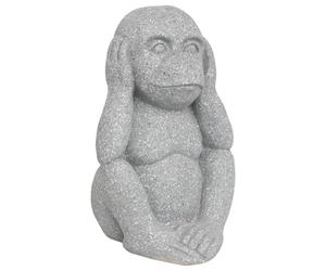 ATMOSPHERA CREATEUR D'INTERIEUR - Scimmia da Esterno sohel h.42cm in Resina Grigia