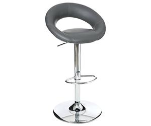 ATMOSPHERA CREATEUR D'INTERIEUR - Set di 2 sgabelli da bar Sasha grigio