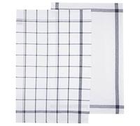 Set di 2 strofinacci "Tradition" in cotone blu 45x70cm