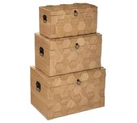 ATMOSPHERA CREATEUR D'INTERIEUR - Set di 3 scatole arty l47 53 60cm