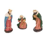 ATMOSPHERA CREATEUR D'INTERIEUR - Set di 3 statuine maagi in Resina, Altezza 20 cm