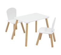 ATMOSPHERA CREATEUR D'INTERIEUR - Set di 3 tavoli e 2 sedie per bambini alex bia