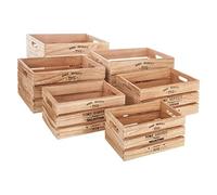 ATMOSPHERA CREATEUR D'INTERIEUR - Set di 6 cassette in legno Facto