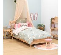 ATMOSPHERA CREATEUR D'INTERIEUR - Set di biancheria da letto per bambini april 2 pezzi in cotone verde 140x200cm