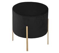 ATMOSPHERA CREATEUR D'INTERIEUR - Sgabello living in velluto nero