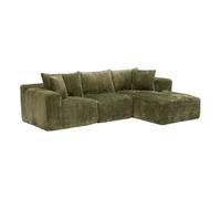 ATMOSPHERA CREATEUR D'INTERIEUR - Solka Divano angolare 3 posti 254x164x78 cm a Coste Khaki